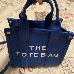 Blue mini tote